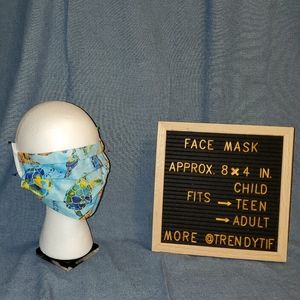 Sea Turtle Face Covering Mask Shield Washable Reusable